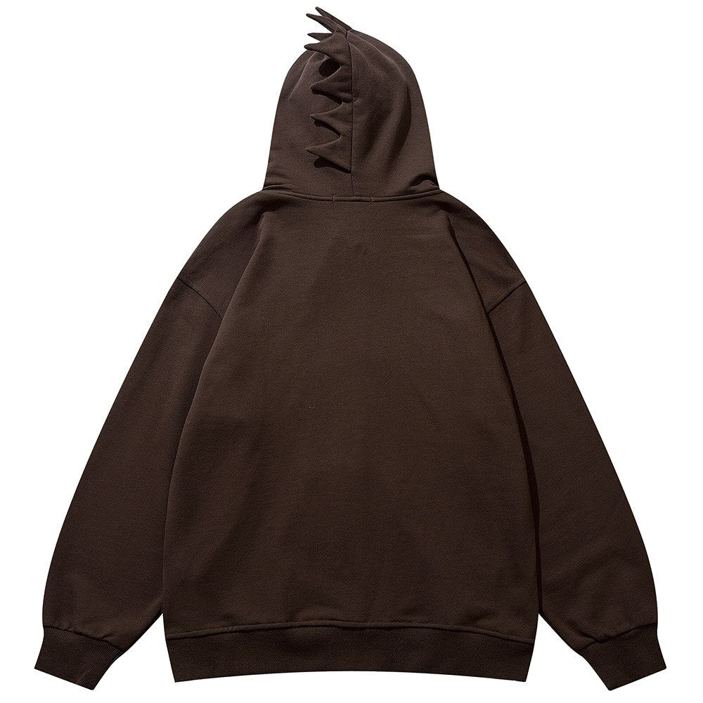 "Beware" Unisex Men Women Streetwear Graphic Hoodie Daulet Apparel