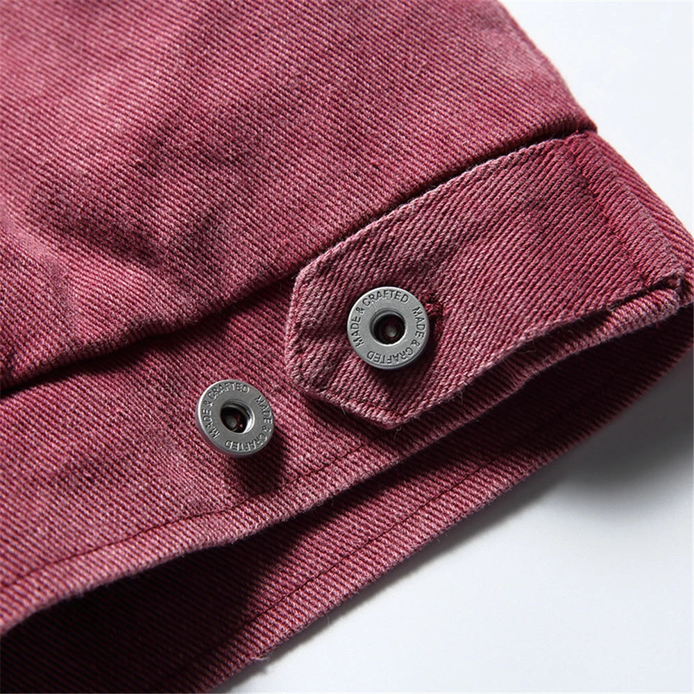 vintage denim jacket men loose casual zipper coat harajuku hip hop streetwear jackets trendy design jacket for men unique jeans style 1929