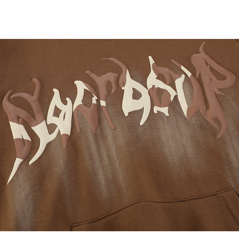 "Blurred Lines" Unisex Men Women Streetwear Graphic Hoodie Daulet Apparel