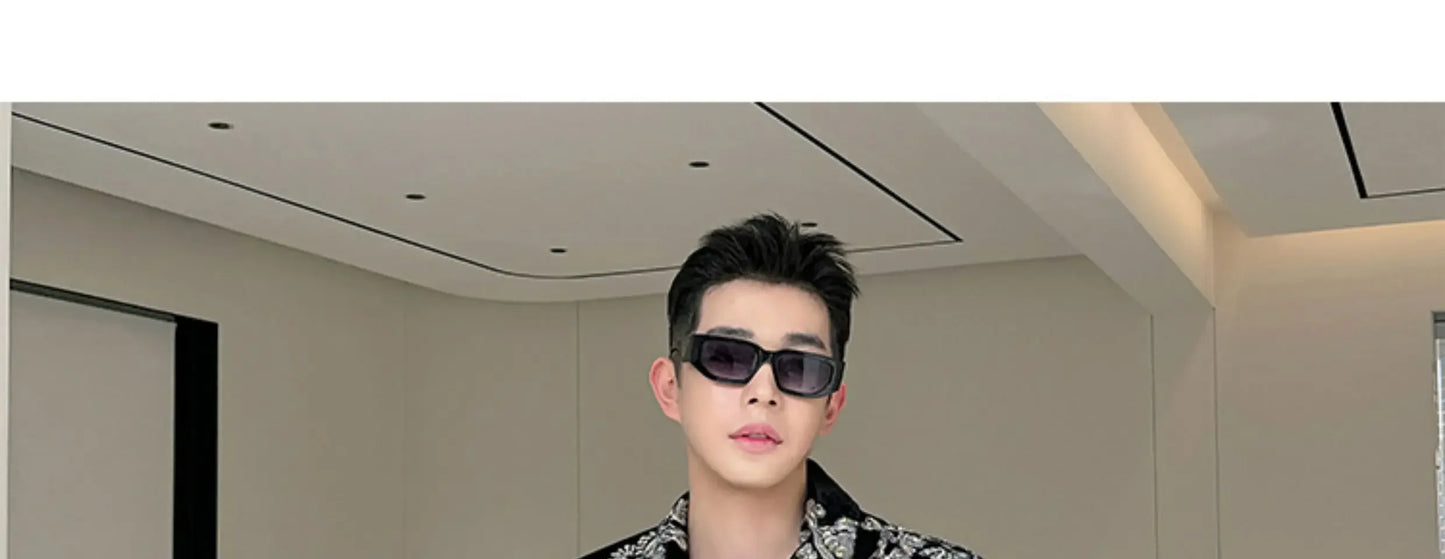men sequin embroidery velvet loose casual 2 pieces suits blazers jacket pant sets stage party dress suits performance costumes unique default style 2715