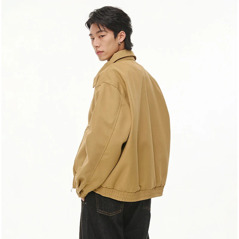 spring retro fashion bomber jacket men loose casual korean streetwear vintage short cargo jacket women autumn coat outerwear utility cargo pants