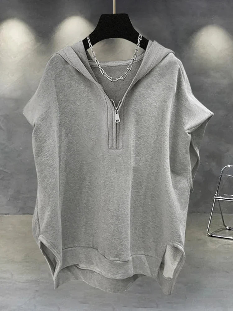 Techwear inspired Y2K tee – sadcore oversized print street fit