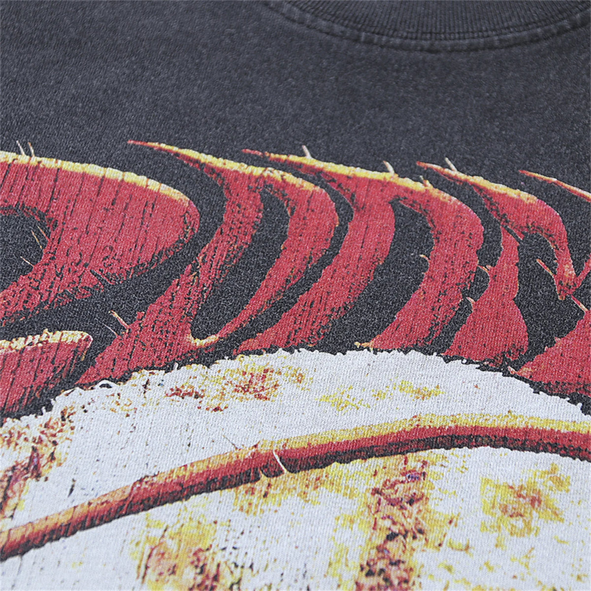 Vintage Retro High-Street Rodman Portrait Print Cotton Hip-Pop Casual Tops T-Shirt Street King Limited