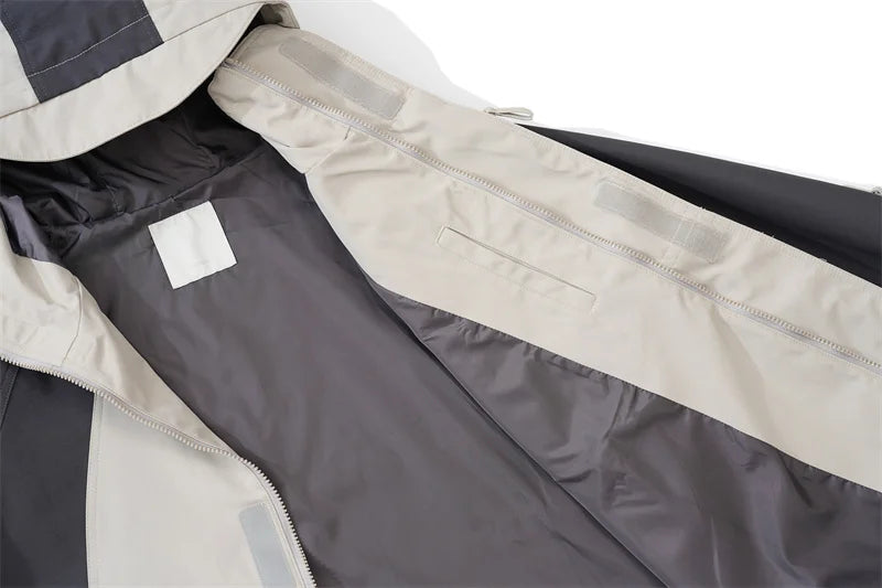 Undermycar 2023 Deconstructor Contrast Zipper Windbreaker Coat Street King Limited