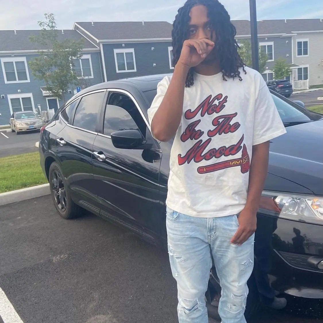 New 2023 Sicko Born From Pain not in the mood T Shirts T-Shirt Hip Hop Skateboard Street Cotton T-Shirts Tee Top kenye #221 Street King Limited