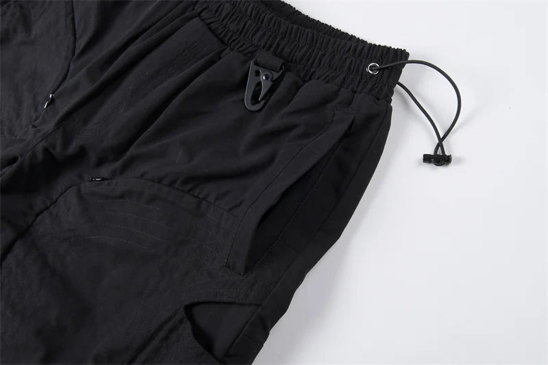 Whoisjacow High Quality 1:1 Men's Workwear hollowed out layered functional sports shorts Street King Limited