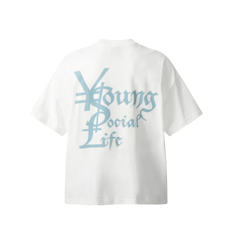 Summer New SAINT T-shirt Chaopai 3D Steel Nails Direct Spray Printing Cotton Loose Casual Men Woman Top Tees Street King Limited
