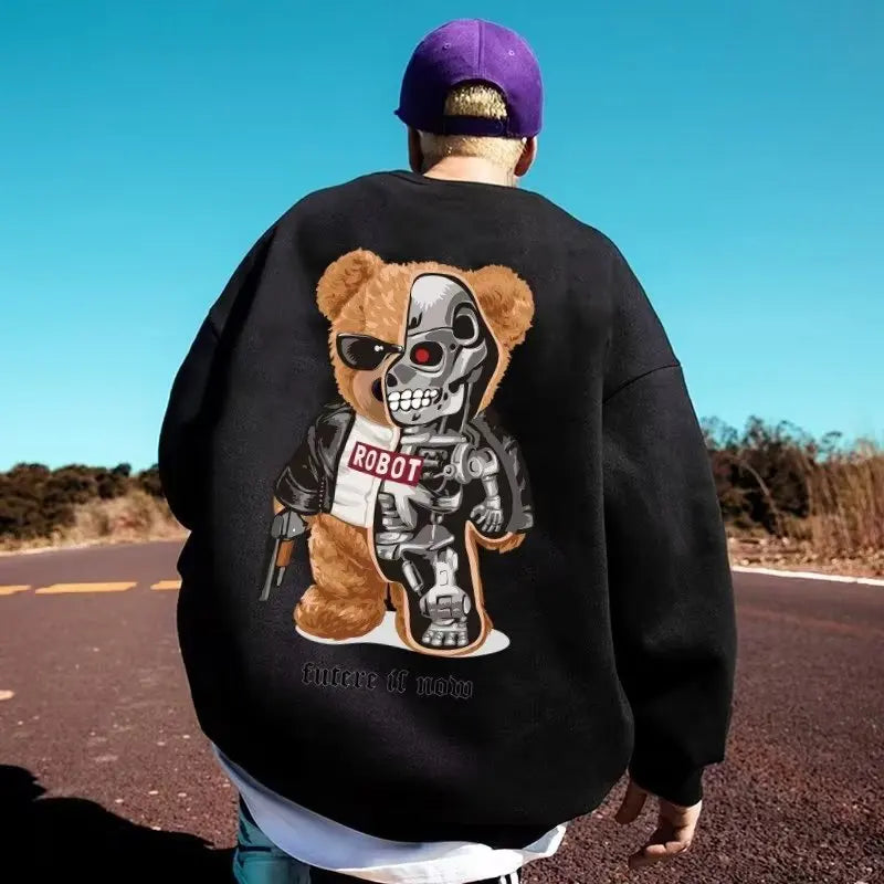 Spring Autumn Long Sleeve Men's Hoodie Fashion Streetwear Printing Pullover Men Casual Men Clothing Harajuku Sweatshirts Men Street King Limited