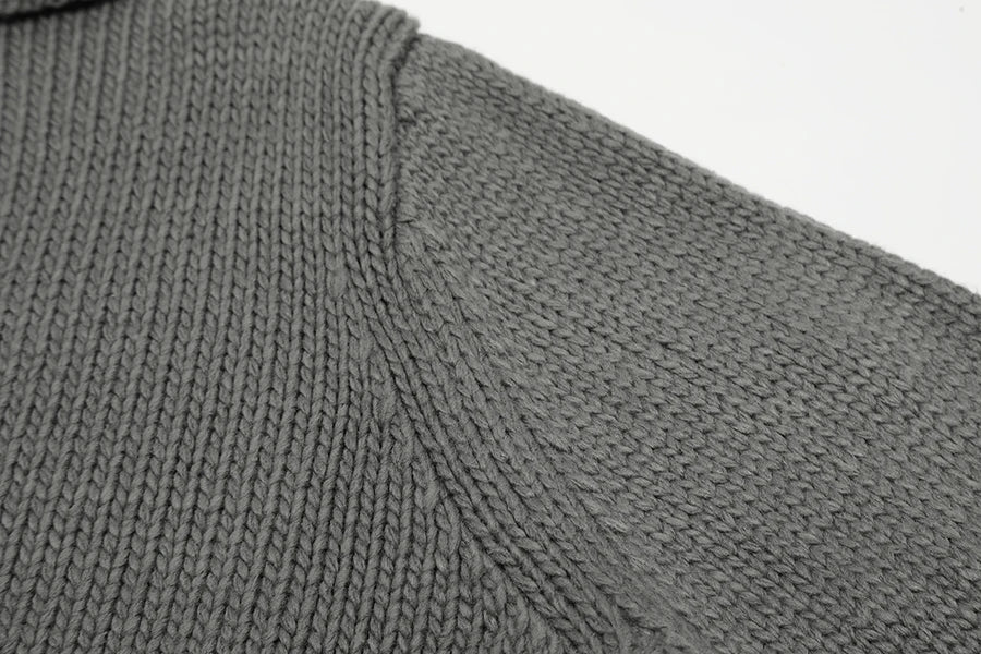 New 2023 Men Luxury Legacy Winter Grey Button Gentleman Knit Casual Sweaters Cardigans Coats US Size High Quality #672 Street King Limited