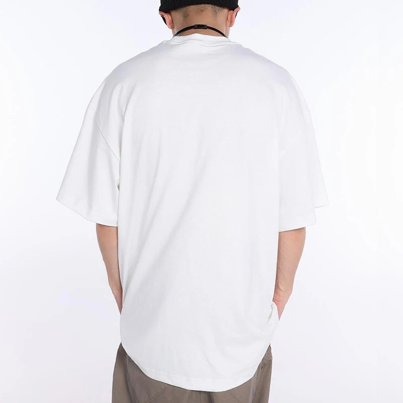 Saint T-shirts New Vintage Wash Letter Printing Chaopai High Street Men Woman Loose Casual Short Sleeve Top Tee Street King Limited