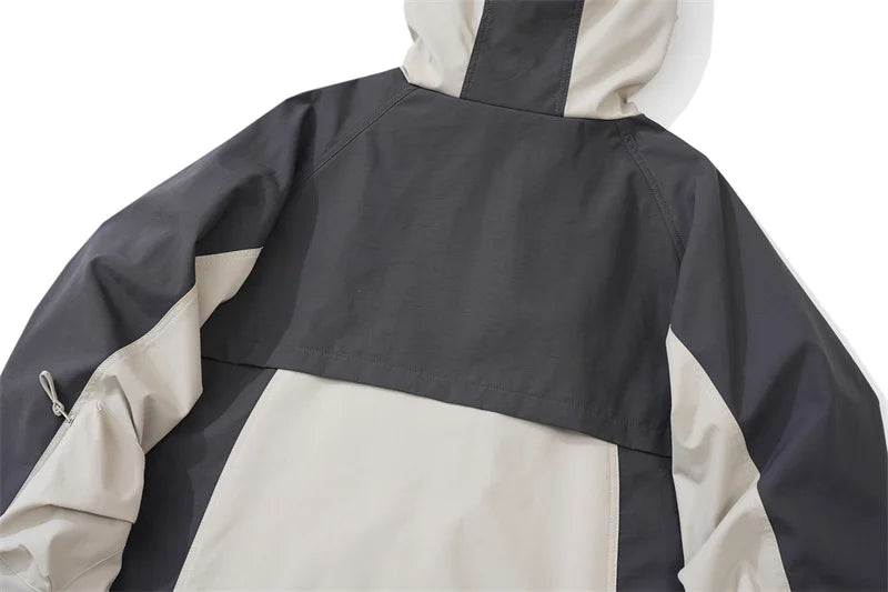 Undermycar 2023 Deconstructor Contrast Zipper Windbreaker Coat Street King Limited