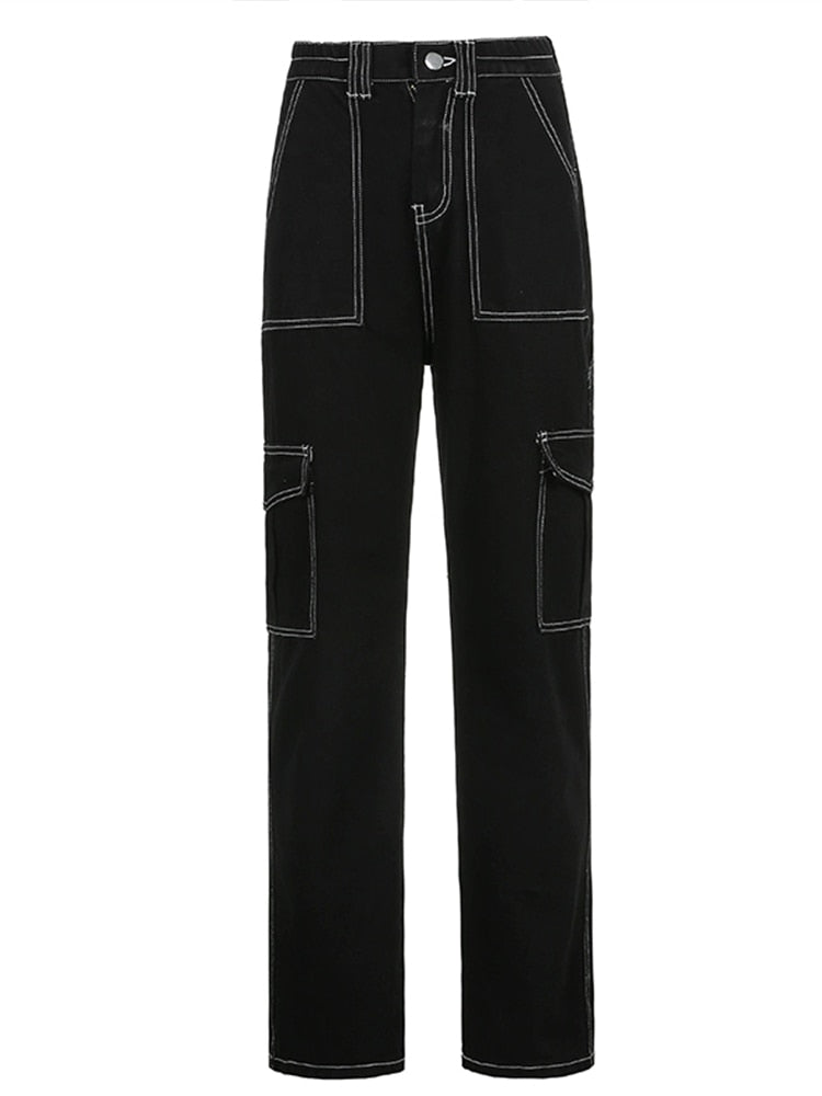 "Patched" Unisex Men Women Streetwear Denim Pants Daulet Apparel