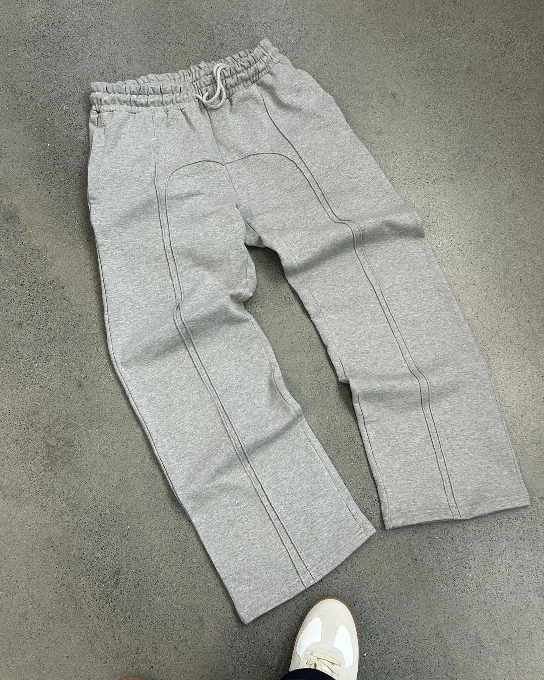 Trendy Brand American Retro Classic Striped Loose Sweatpants Hip-hop Streetwear Y2K Harajuku High-waisted Wide-leg Casual Pants Street King Limited