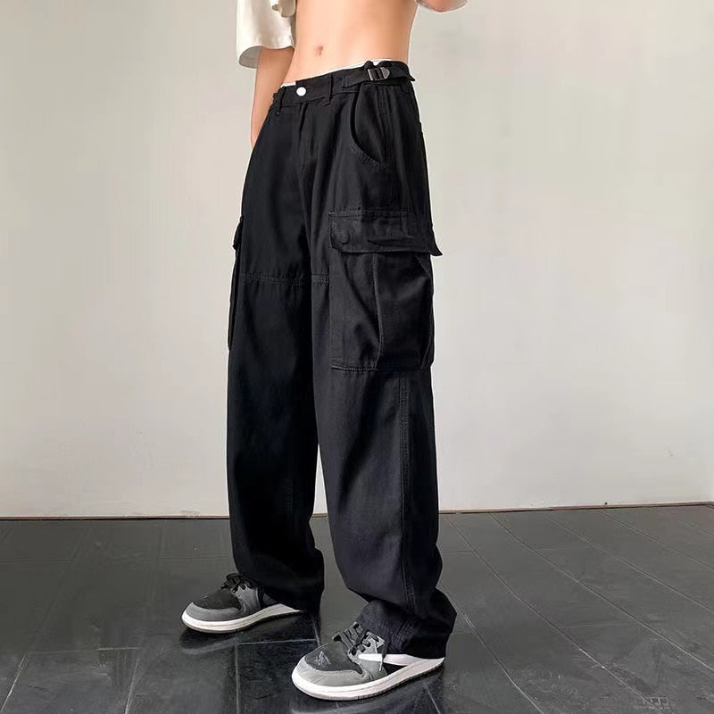 "Luxe" Unisex Men Women Streetwear Graphic Cargo Pants Daulet Apparel