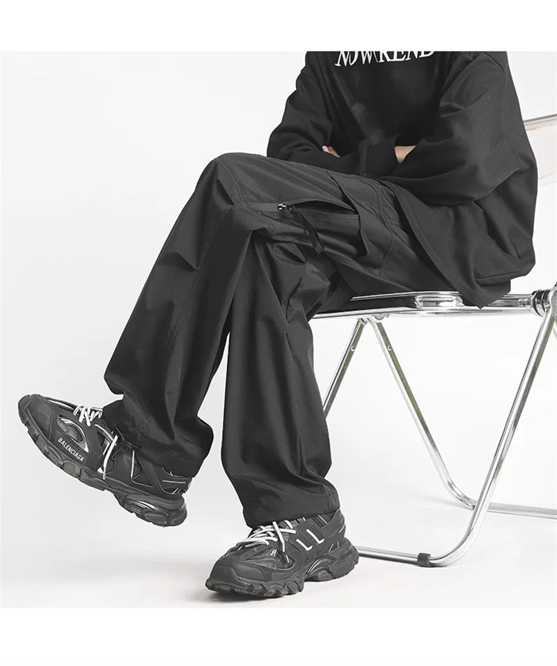autumn mens cargo pants casual hip hop multi pocket trousers streetwear techwear sweatpants functional baggy pantalones hombre 1 unique joggers style 217