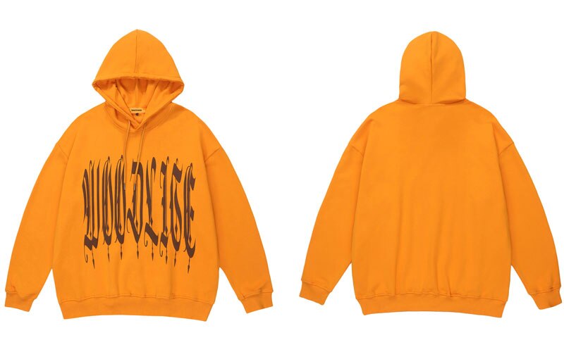 "Blurred Vision" Unisex Men Women Streetwear Graphic Hoodie Daulet Apparel