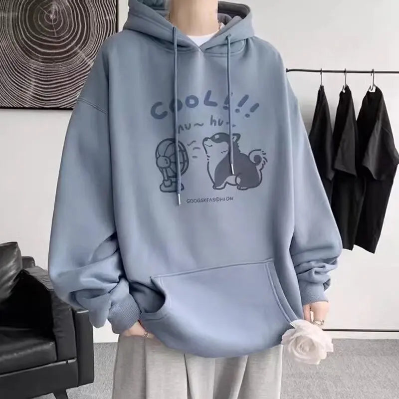 Cool Cartoon Cat Graphic Print Hoodies For Men Y2K Streetwear Clothes Hip Hop Fashion Hooded Sweatshirts Loose Pullover Hoody Street King Limited