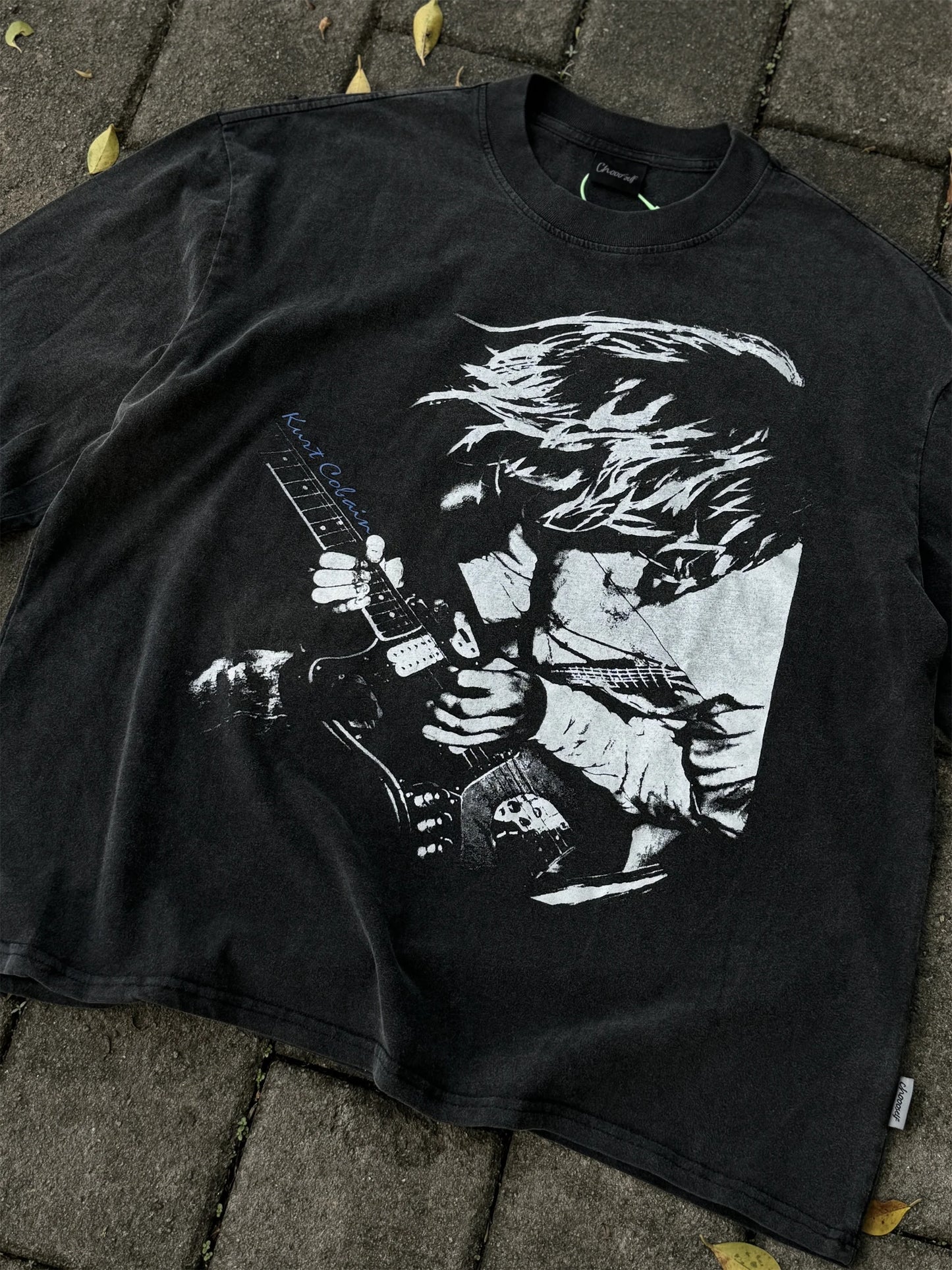 Y2k Vintage Solo Kurt Portrait Quality Printing Washed Old School Band Sweatshirt Longsleeve Tops Pullover For Men Street King Limited