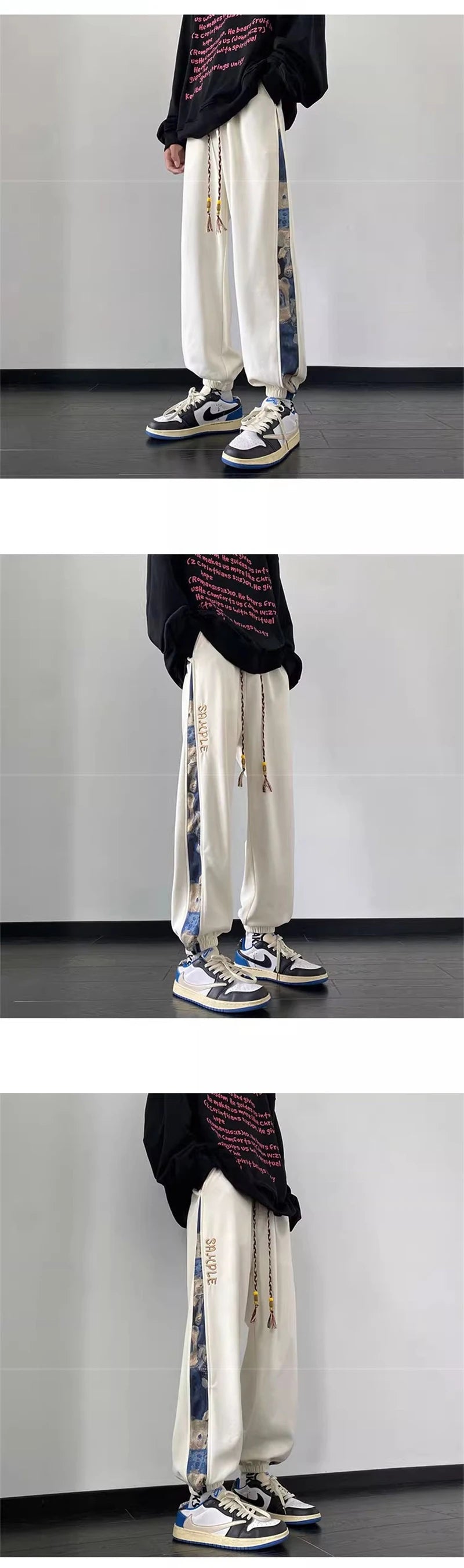 hip hop fashion anime printed sweatpants for men autumn casual corduroy baggy joggers pantalones hombre y2k streetwear trousers 1 unique joggers style 184