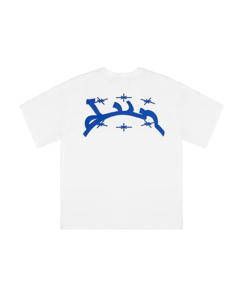 European and American Trendy Brand Personalized Letter Print Oversized Short-sleeved Men Y2k Street Retro Fashion T-shirts Women Street King Limited