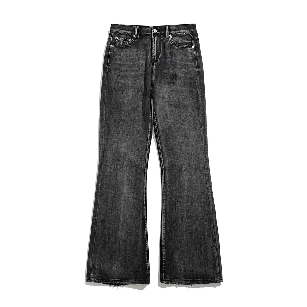Harajuku Washed Vintage Straight Wide Leg Denim Pants Men and Women High Street Baggy Casual Flare Jeans Pants Y2K Oversized Street King Limited