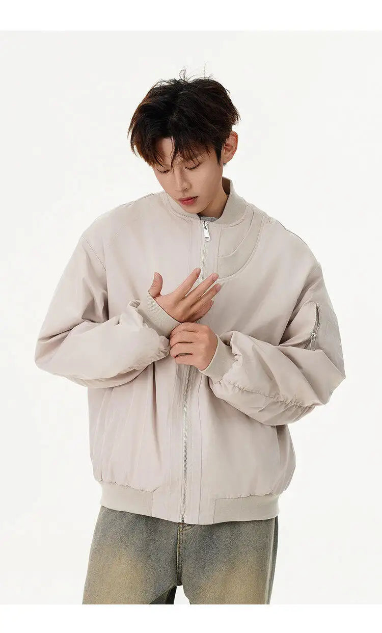 fashion spring autumn jacket men women streetwear fashion loose casual techwear bomber jacket cityboy baseball coat outerwear unique default style 661