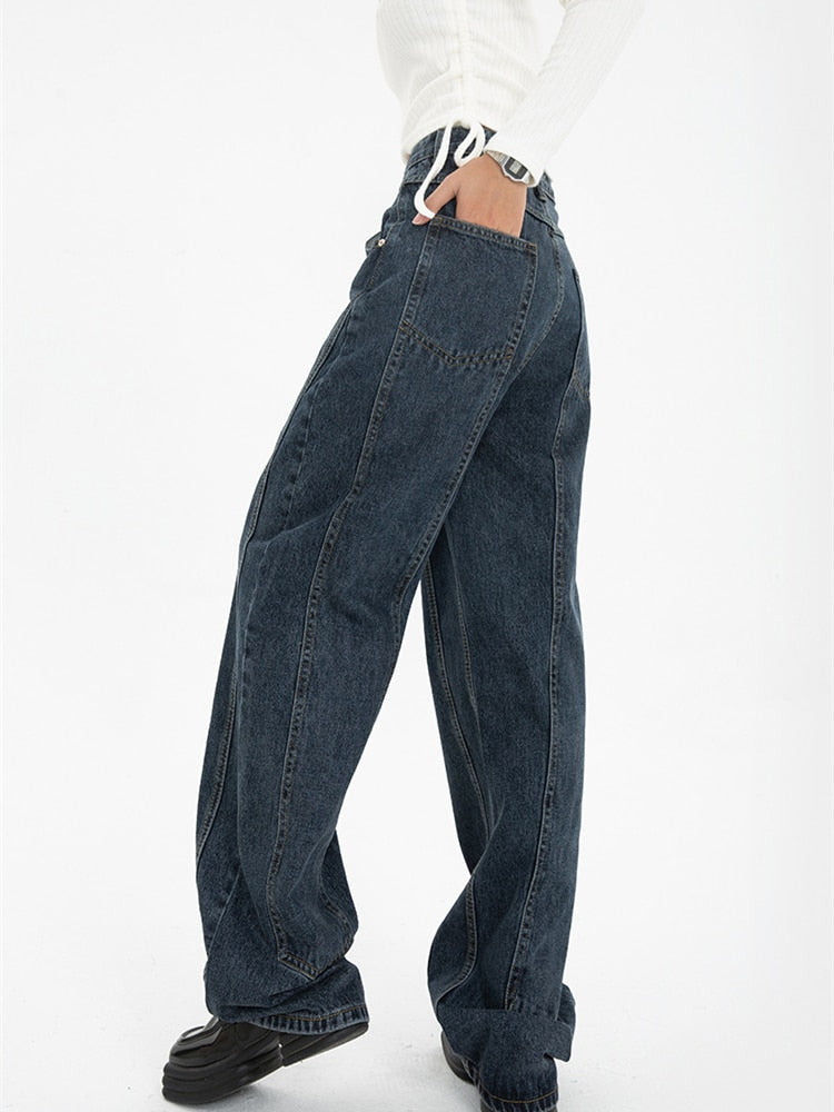 "Rockstar" Unisex Men Women Streetwear Denim Jeans Daulet Apparel