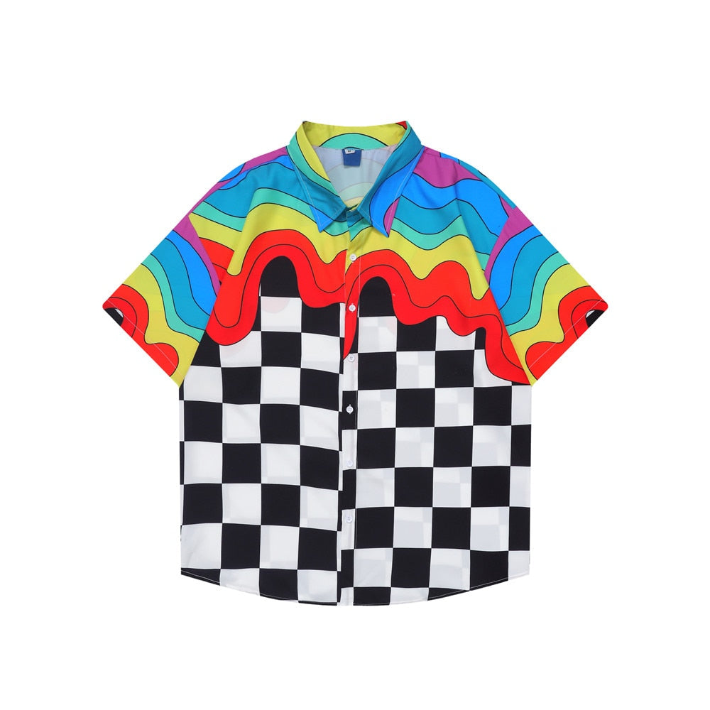 "Go Karting" Unisex Men Women Streetwear Graphic Shirt Daulet Apparel