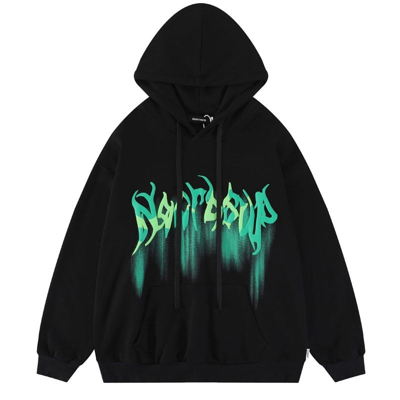 "Born With Horns" Unisex Men Women Streetwear Graphic Hoodie Daulet Apparel