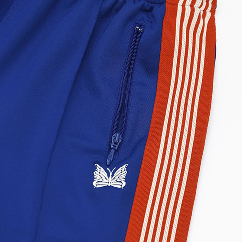tie xiuhong high quality men woman pants chaopai versatile side edge weaving stripe embroidery loose joggers sweatpants unique joggers style 4895