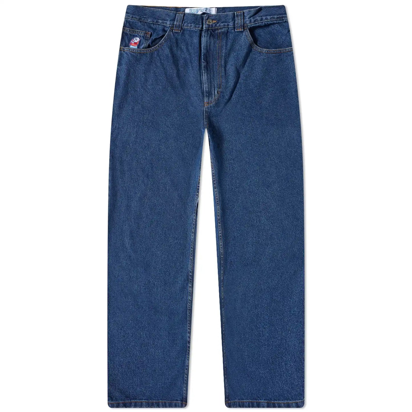 y2k gothic polar big boy baggy jeans cartoon embroidery streetwear mens womens fashion denim pants hot sell wide leg trouser unique jeans style 3846
