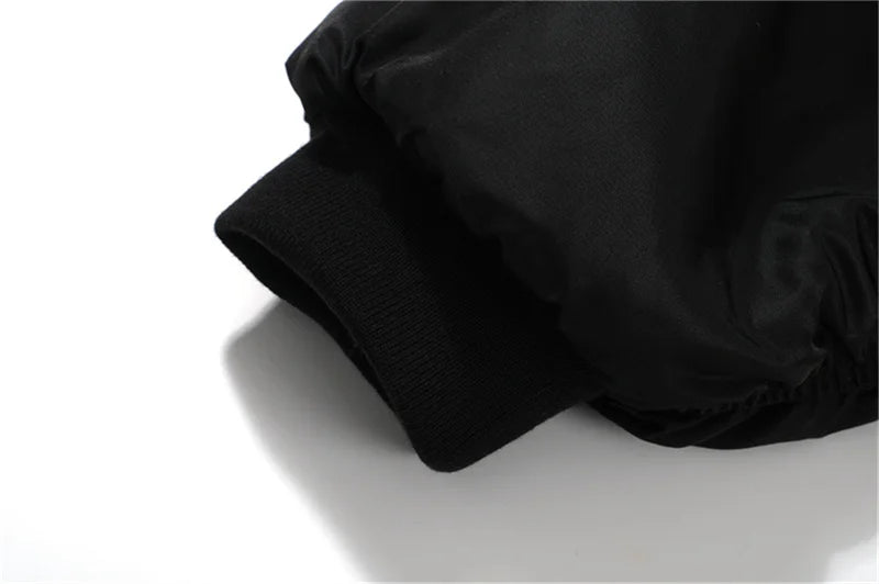 undermycar 2023 new high street fashion brand high quality multi pocket flight jacket cotton coat black unique default style 3637