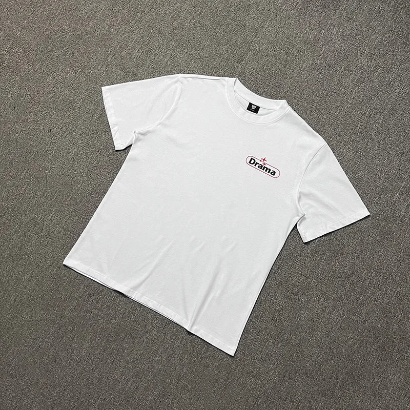 2024ss Drama Call T-shirt Men Women 1:1 High Quality Stars Letter Print Fashion Street Lovers Casual Tops Tee Street King Limited