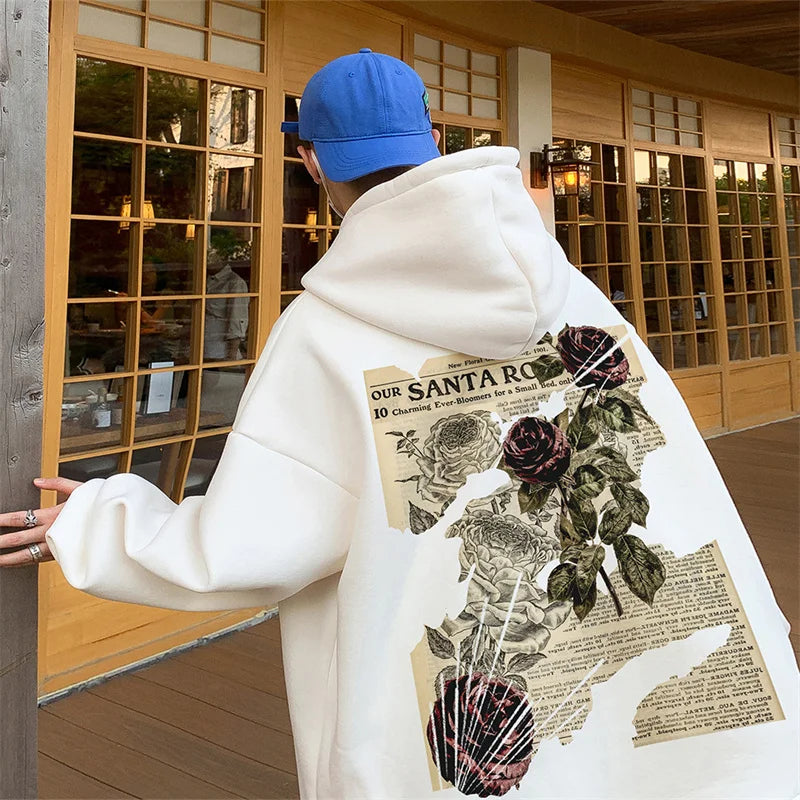 Skatercore Flame Bold Hoodie Cold-Weather Flex