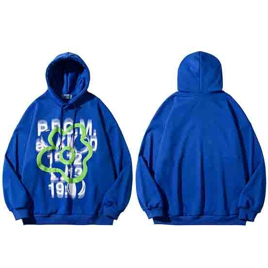 "Blurry Vision" Unisex Men Women Streetwear Graphic Hoodie Daulet Apparel