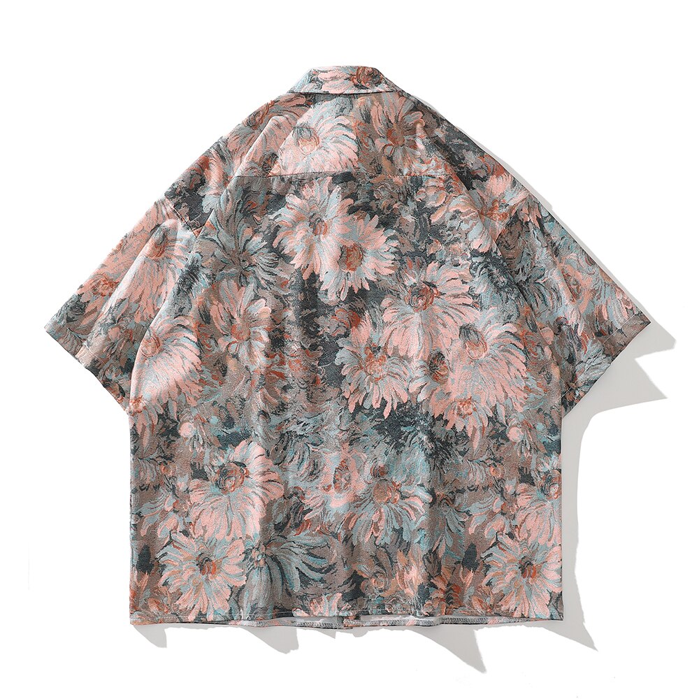 "Summer Leafs" Unisex Men Women Streetwear Graphic Shirt Daulet Apparel