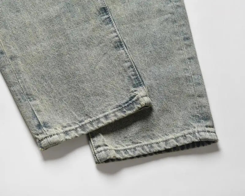 retro washed skinny jeans men pant destroyed ripped holes slim biker zipper jeans trousers fashion streetwear hip hop joggers unique joggers style 4215