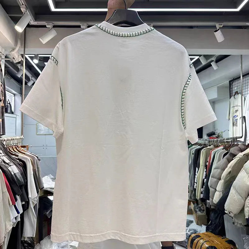 Black White Summer New T Shirts Men Woman Personality Simplicity Mingxian Contrasting Colors Loose Casual Tops Tee Street King Limited