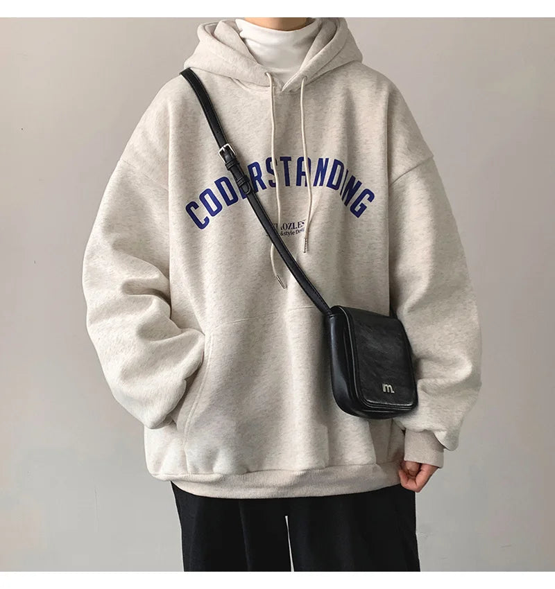 Autumn Men's Letter Design Printed Pullovers Hoodies Y2K Vintage Streetwear Hoody Sweatshirts Casual Fleece Oversize Hoodie Street King Limited
