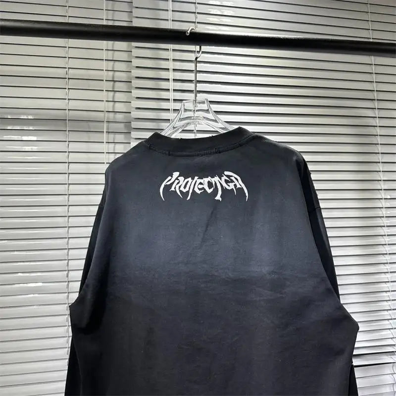 New Arrival 2023 Men Green / PROJECT T Shirts T-Shirt Hip Hop Skateboard Street T-Shirts Tee Shirt Top Loose Size #624 Street King Limited