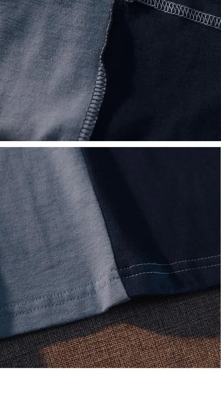 European and American color block polo shirts men short-sleeved T-shirts college style loose Korean style simple couple tops y2k Street King Limited