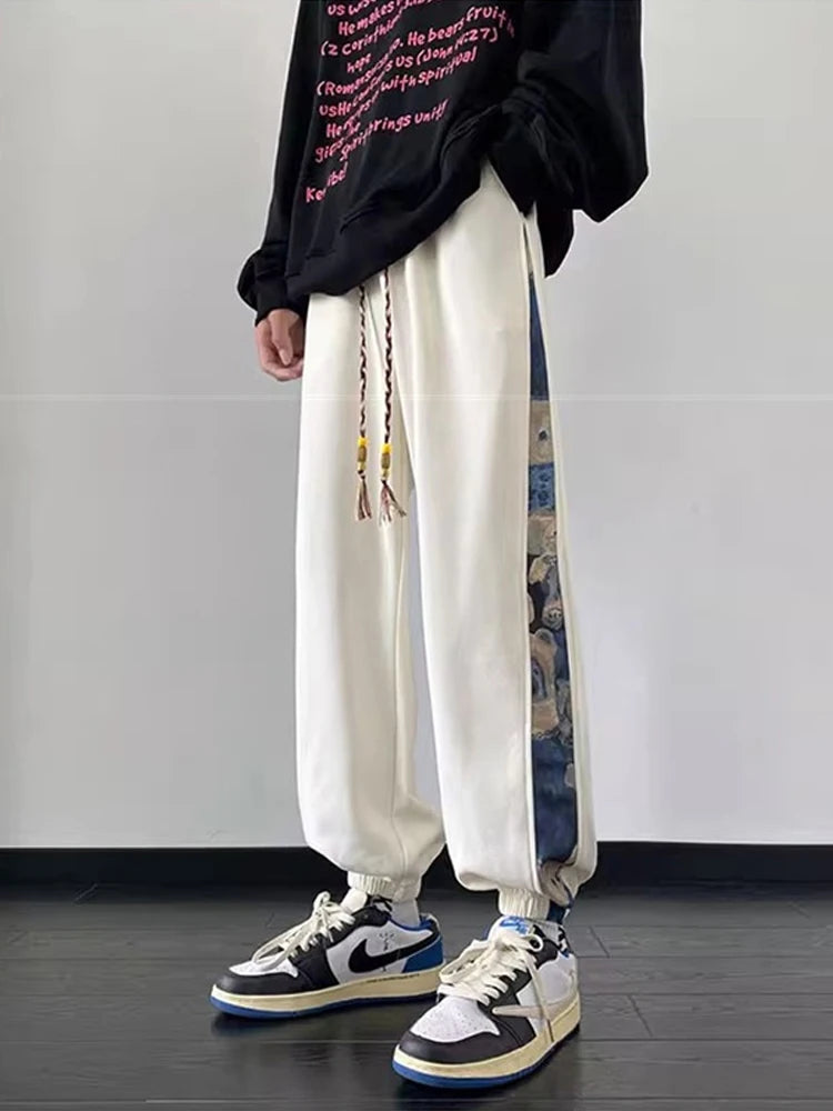 hip hop fashion anime printed sweatpants for men autumn casual corduroy baggy joggers pantalones hombre y2k streetwear trousers 1 unique joggers style 191