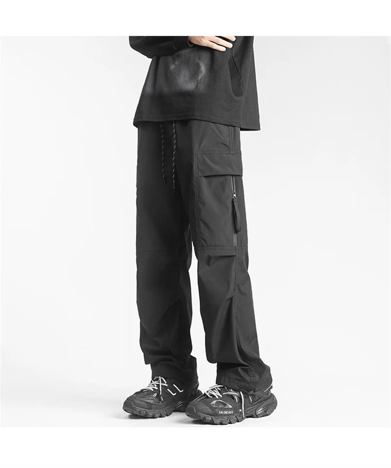 autumn mens cargo pants casual hip hop multi pocket trousers streetwear techwear sweatpants functional baggy pantalones hombre 1 unique joggers style 210