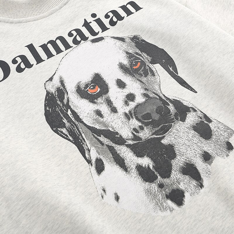 "Dalmatian" Unisex Men Women Streetwear Graphic Sweatshirt Daulet Apparel