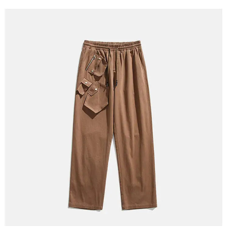 men streetwear fashion loose casual wide leg techwear cargo pants track trousers women harem trousers joggers sweatpants unique joggers style 945