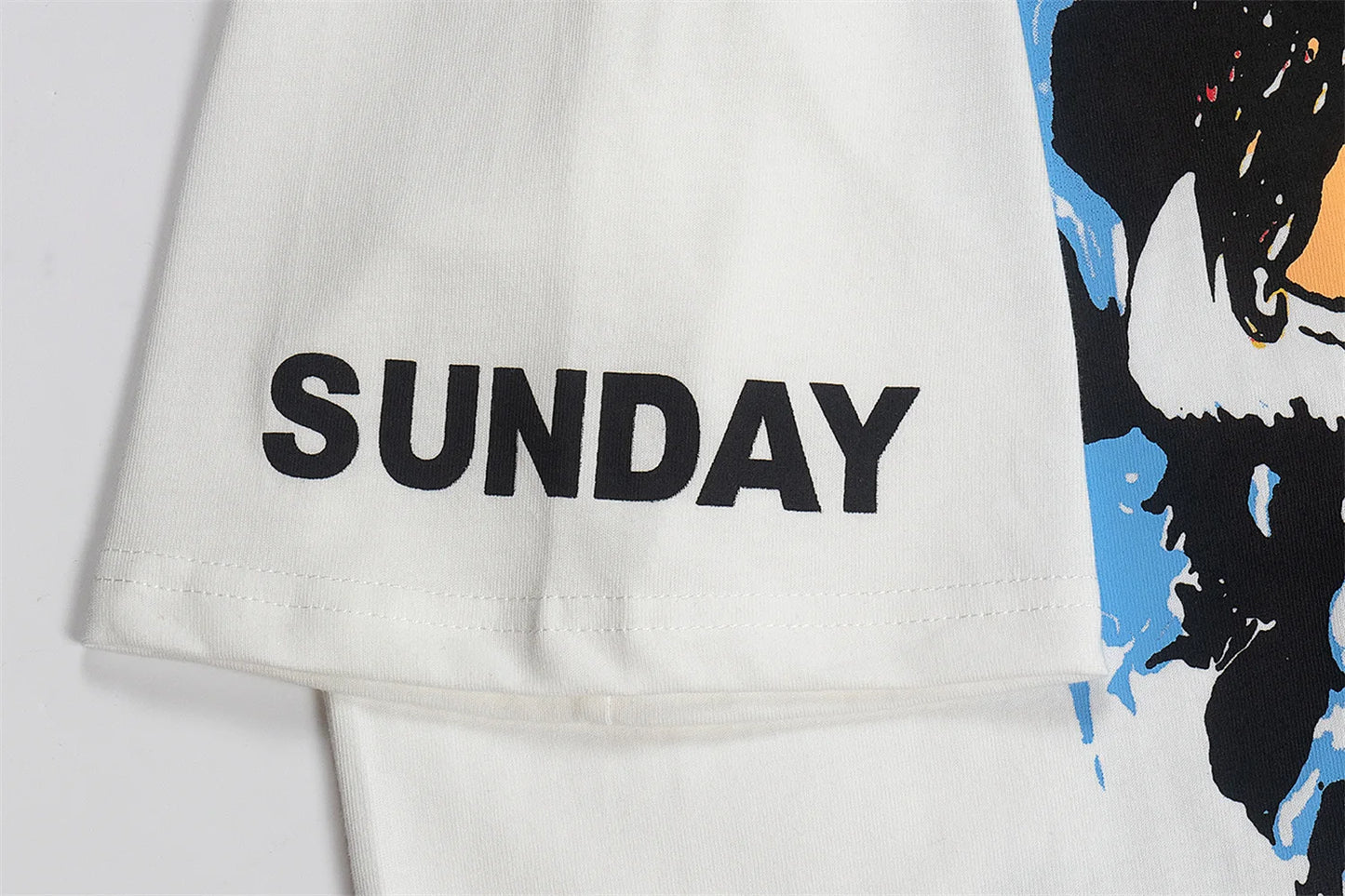 Summer Kanye West Chicago Limited Peripheral High-Street Retro Tops T-Shirt Street King Limited