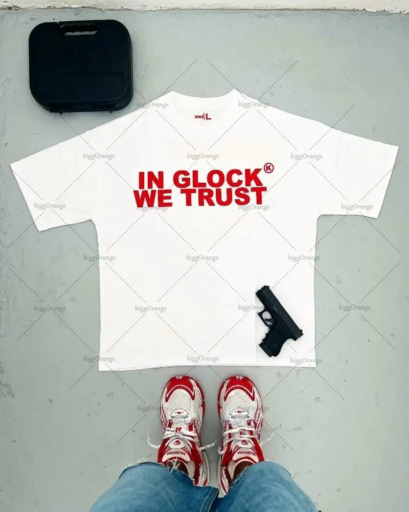 y2k Street Hip Hop Goth Letter Pattern Oversized T-Shirt Men's Retro Casual Versatile Short Sleeve Loose Round Neck Top Women Street King Limited