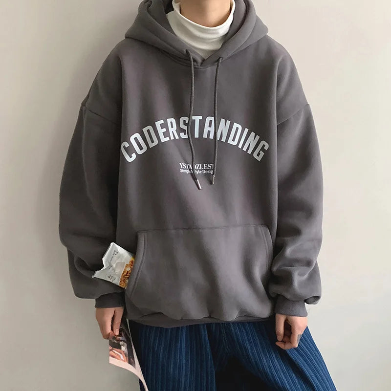 Autumn Men's Letter Design Printed Pullovers Hoodies Y2K Vintage Streetwear Hoody Sweatshirts Casual Fleece Oversize Hoodie Street King Limited