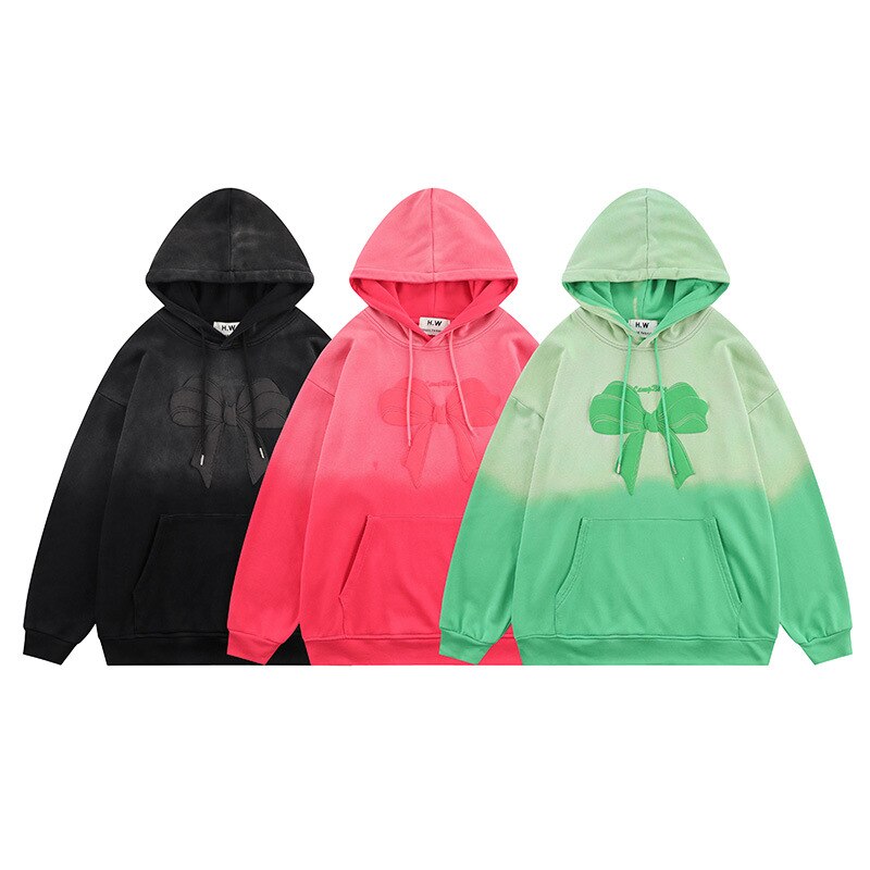 "Bow Tie" Unisex Men Women Streetwear Graphic Hoodie Daulet Apparel