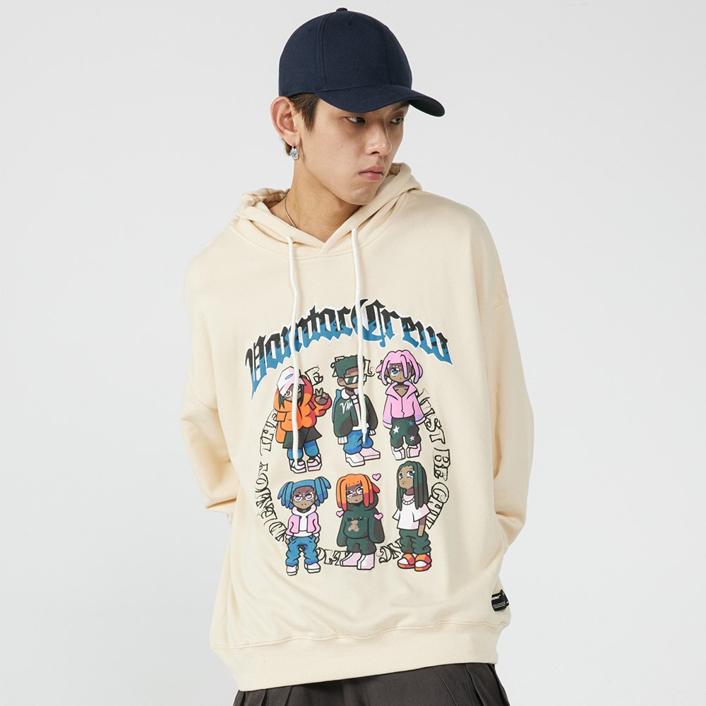 "Blue Dye" Unisex Men Women Streetwear Graphic Hoodie Daulet Apparel